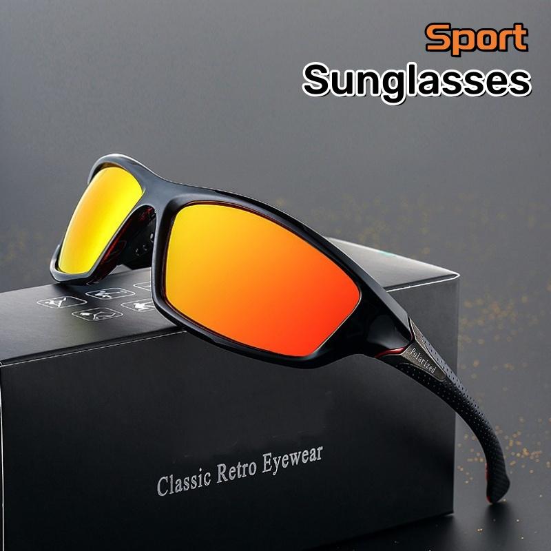 Sporty Polarized Sunglasses Luxury Designer Lenses Outdoor Riding Fishing Beach Unisex Uv Resistant Decorative Glasses