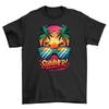 'Summer_99'' Vibes Tee: Fun In the Sun with Sunglasses and Palm Trees - 100% Cotton