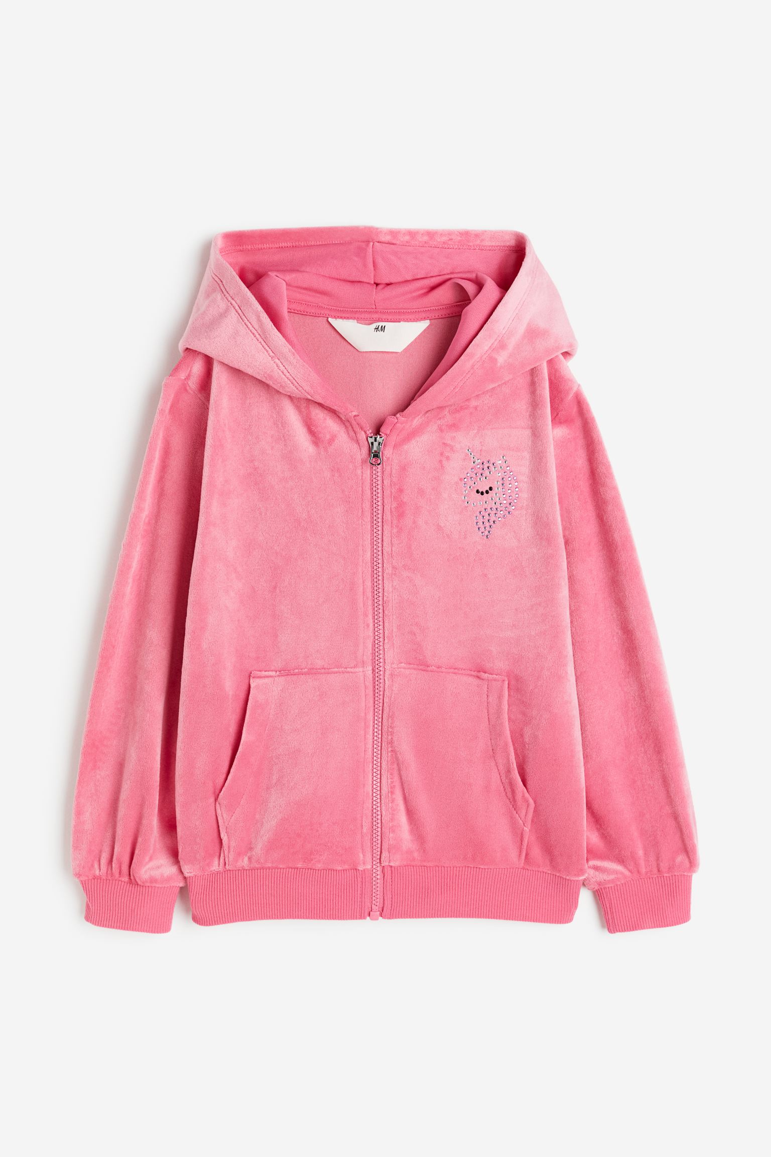 

Велюровая толстовка на молнии