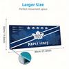 Toronto Maple Leafs Farbiges Mauspads Großes Gaming Tischkissen Rutschfestes Laptop Tablet Großes Mauspads XXL Matte Mini PC Spielmatte Mit Verschlusskante