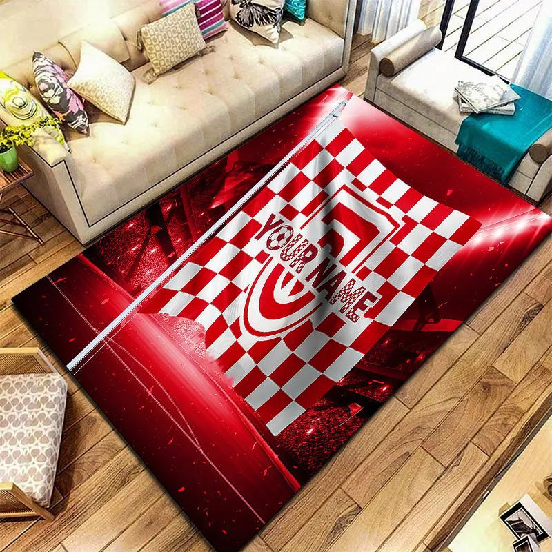 Ssv Jahn Regensburg Koberec s vlastním jménem Pro obývací pokoj Ložnici Domácí Dekorace pohovky Dětská Hrací Protiskluzová podložka