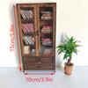Sensory Miniature Bookshelf Wooden Display Bookcase Sensory Book For Home School Travel Outgoing Working Relaxing Decorations Gi