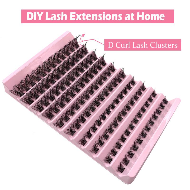 DIY Self-grafting Eyelashes Segmented Large Capacity Natural Thick New False Eyelashes