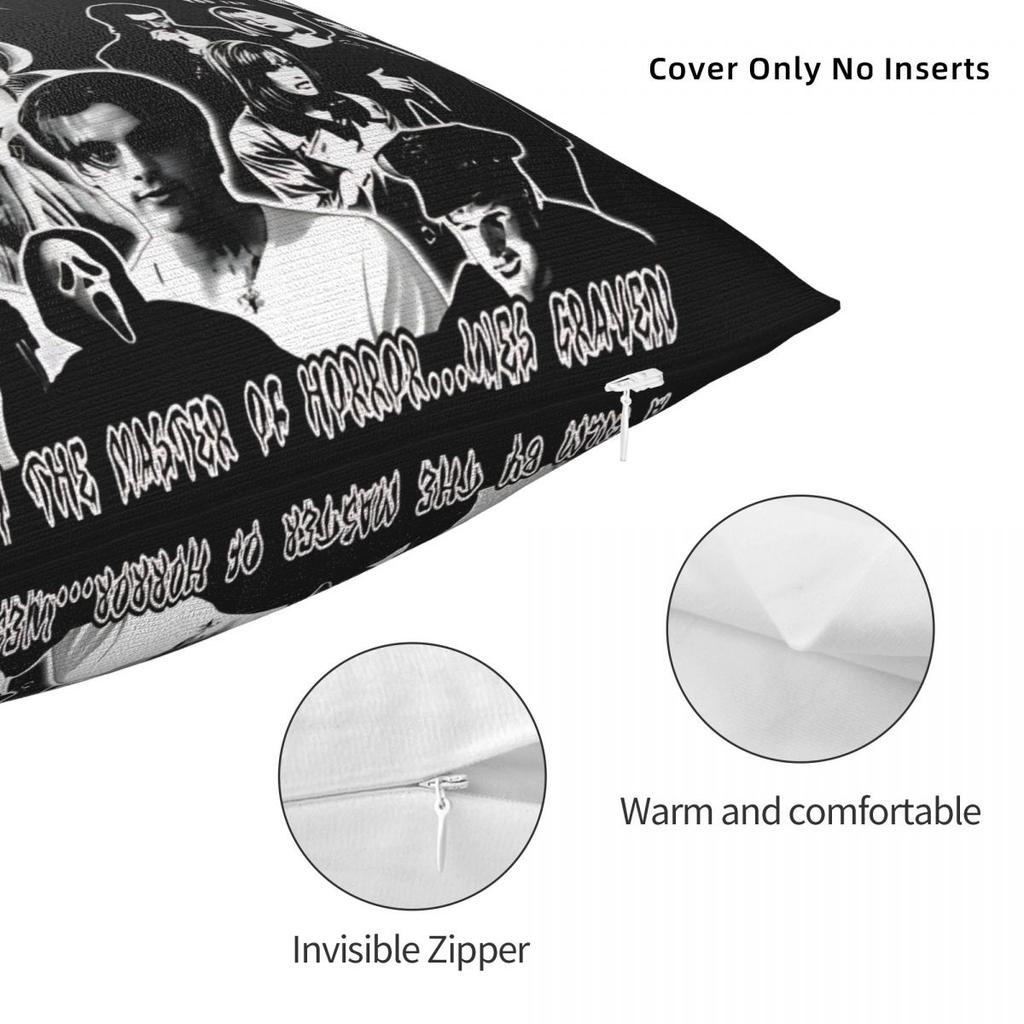Home Decor Screams Ghostfaces Horror Movie Pillowcase Accessories Pillow Covers Square Multiple Sizes
