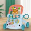 Anti Rollover Musical Baby Push Walker Sliding Walking Toy Toddler Trolley  Early Education