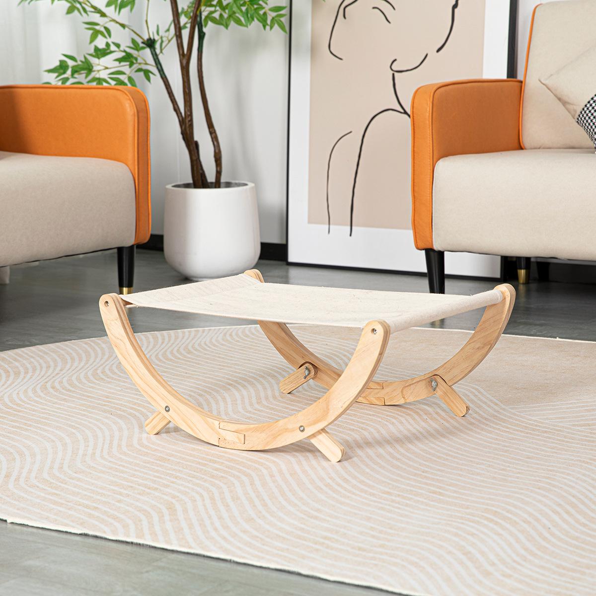 Приподнятая кровать для кошки, противоскользящий гамак для кошки, кровать-качалка для дома, приподнятая мебель для домашних животных, гамак для отдыха, гамак для кошки