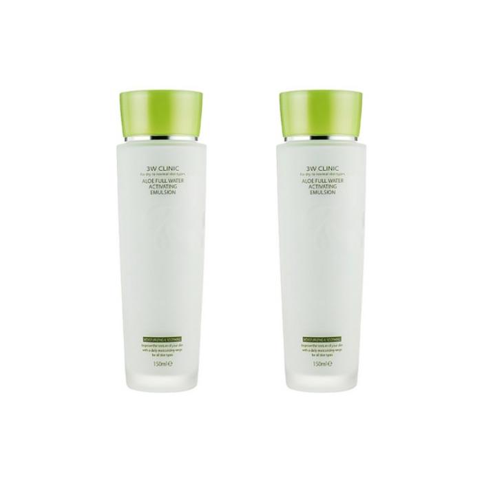 3w Clinic Aloe Tam Su Aktive Edici Cilt Toneri 150ml, Emülsiyon 150ml (7 Seçenek)