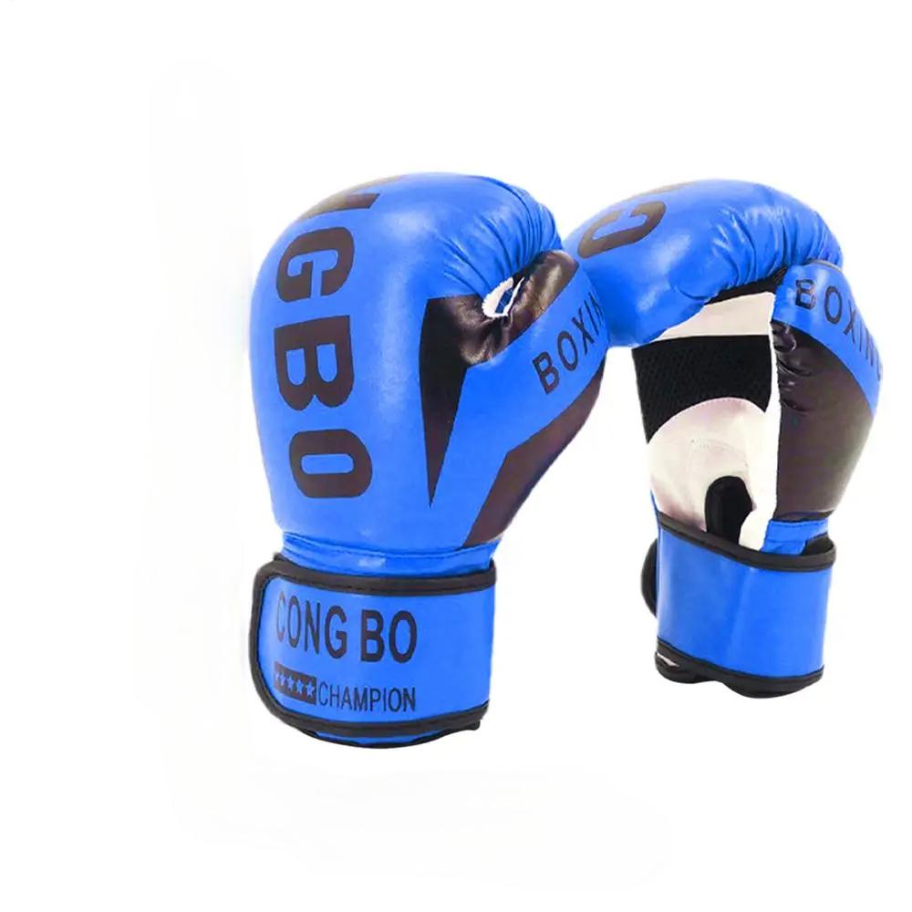Kids Boxing Gloves Pu Punching Mitts Hand Protector For Bodybuilding Gym Training Exercise
