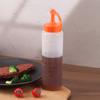 PE Plastic Squeeze Bottle With Pointed Nozzle, Household Condiment Dispenser For Sauce, Salad Dressing