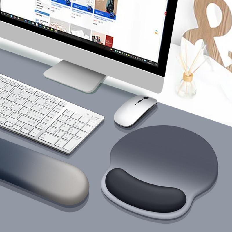 Ergonomic Silicone Anti-Slip Mouse Pad with Wrist Support