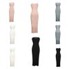 Sexy Skinny Slim Knit Long Dress Spaghetti Strap  Backless Sleeveless Maxi Women Partywear Clubwear Lady Bodycon Elegant Pullover Camisole