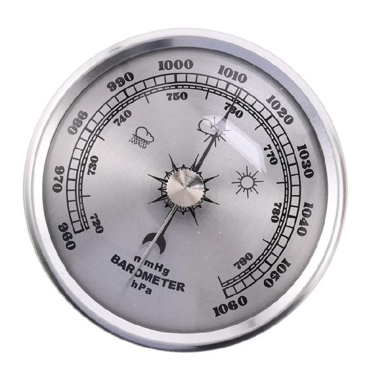 Barometer Analog Atmospheric Pressure Meter Manual Operation Antique Style Meteorology Equipment for Laboratory