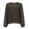 Shop   Women S Korean Made Layered blouSe Purple Gray Rei Wbl260101 PurpleGray
