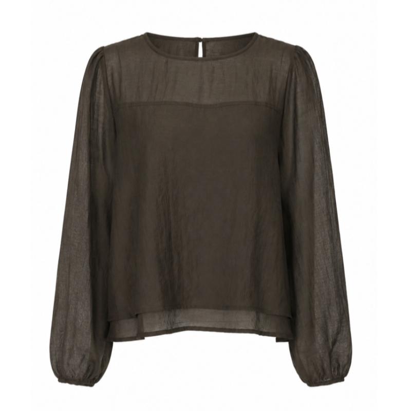 Shop   Women S Korean Made Layered blouSe Purple Gray Rei Wbl260101 PurpleGray