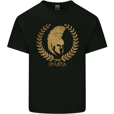 Sparta Helmet Gym Bodybuilding Training Weights Kids T-Shirt Childrens