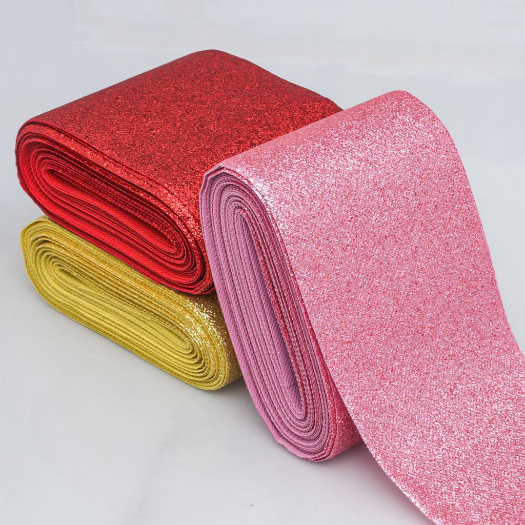 DIY Decorative Embellishments Romantic and Cozy 10cm Glossy Glitter Gold Onion Pellet Car Christmas Decoration Wreath Tree Tie Color Onion Ribbon