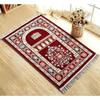 Tapis de prière floral islamique, Tapis de prière musulman facile à nettoyer, Couverture à genoux pliable, respectueuse de la peau et résistante à l'usure