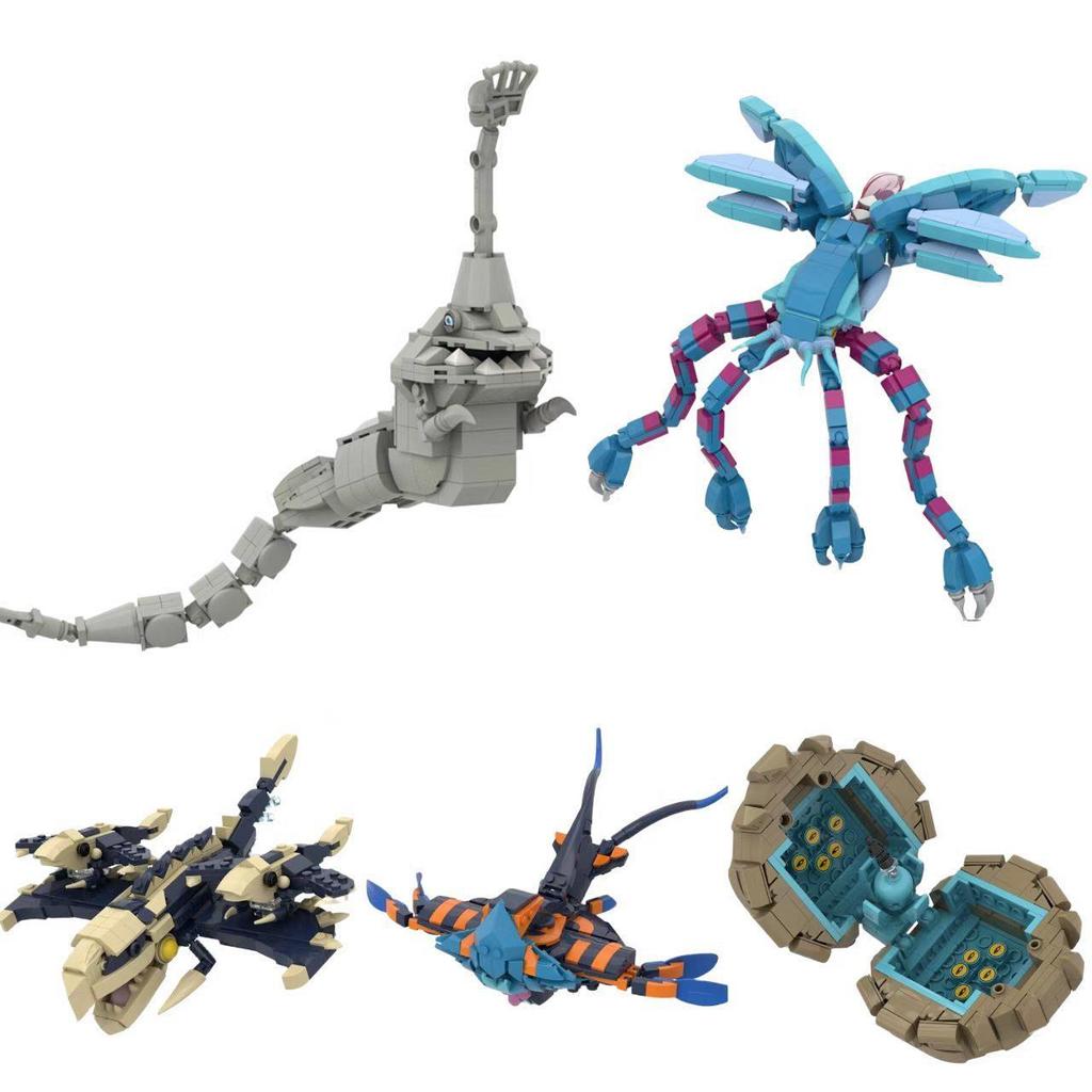 Subnautica Klocki Potwór Morski Bloop Klocki Potwór Jedzący Morze El Gran Maja Subnautica Klocki Zabawka Prezent