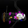 Mavlls Micro Spinning Reel for Lure Fishing High Gear Ratio 5.1:1 Precision Dual-Taper Spool One-Piece Screw-In Handle