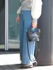 Pantalon large DNM BLECH M [Beams Heart] Center-P Femme