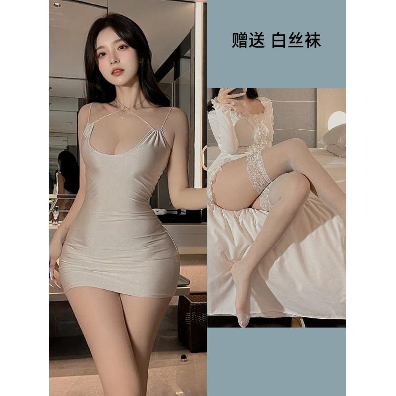 New Sex Underwear Women's Hip Skirt Sexy Passion Temptation Deep V Crotch Short Skirt Pure Desire Bed Passion