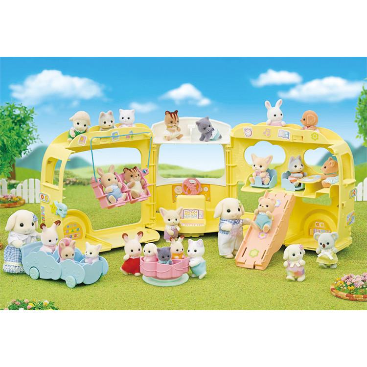 [Sylvanian] Autobuzul de la etajul 3 al grădiniței Sunny Castle Baby 5744-[Sylvanian]