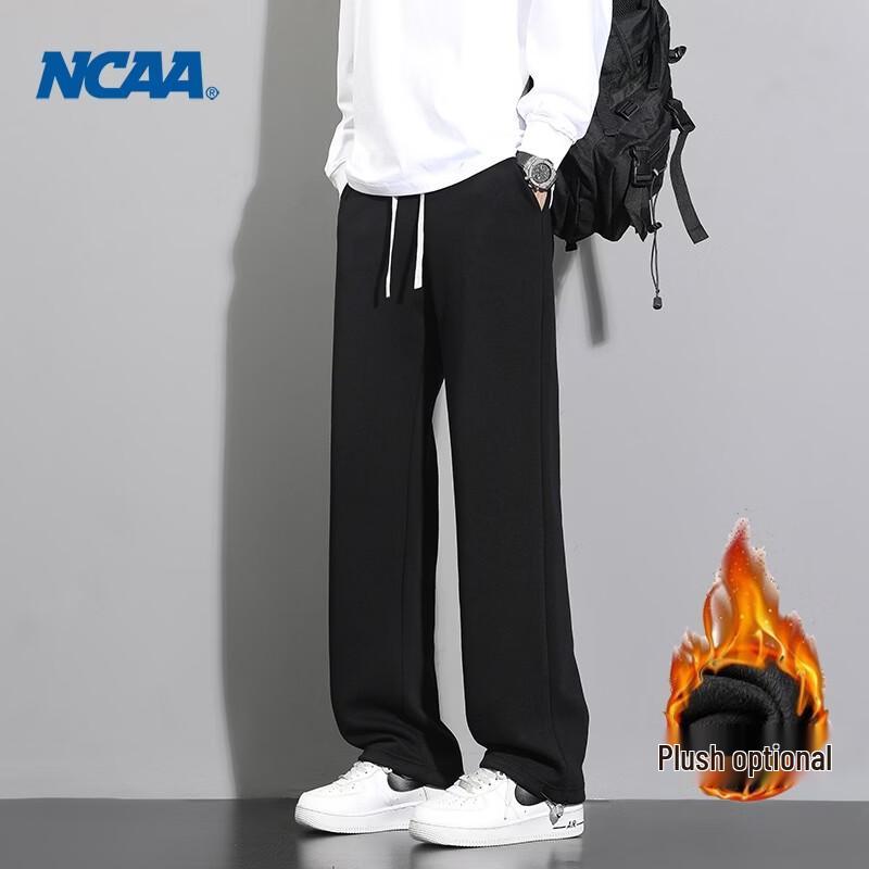 NCAA Men s Loose Fit Straight Leg Two-Way Casual Sweatpants M