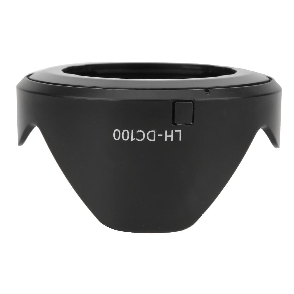 LHDC100 Plastic Black Lens Hood Accessory for Canon G3x SX60 SX50 SX530 SX520 Lenses