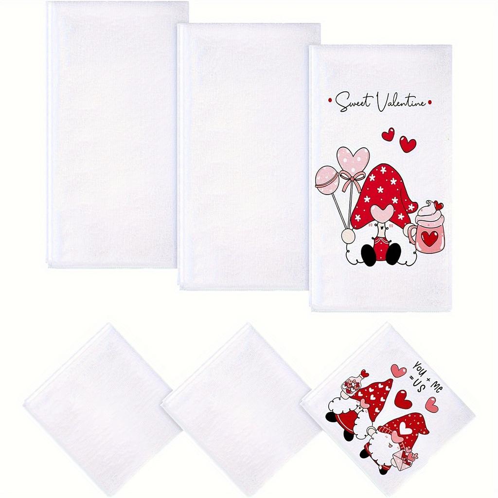 Premium Microfibre Kitchen Towel 3 Pieces Sublimated Blank Towel Multifunctional Dish Towel for Cleaning Dust Rags