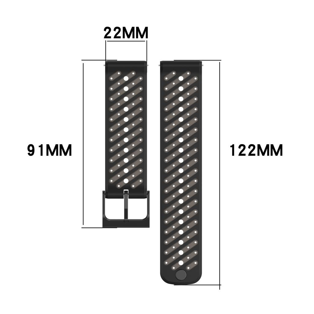 22mm Silikonarmband für Suunto RACE 2/RACE/Vertical Uhrenarmband für Suunto 5/9 Peak Pro Armband für Huawei GT6/5 46mm Armband Ersatz Zubehör