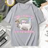 Cant Wait To Go To Work Funny Cat Meme T Shirt Unisexs Womens Vintage Gothic Rock Punk Short Sleeve Hip Hop Oversized Tshirt