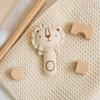 Cotton Baby Rattle Teether Toy for Soothing and Teething