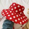 Lace Summer Sun Hat Red Bucket Hat Portable Sunscreen Visor Cap  Hiking