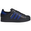 adidas Superstar 2 Black Semi Lucid Blue Unisex Sneakers Core-Black Cloud-White JR1632