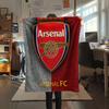 1PC Arsenal F Patterned Flannel Blanket Suitable For All Seasons for Home Decor Warmth and Comfort Gifts Holiday Present