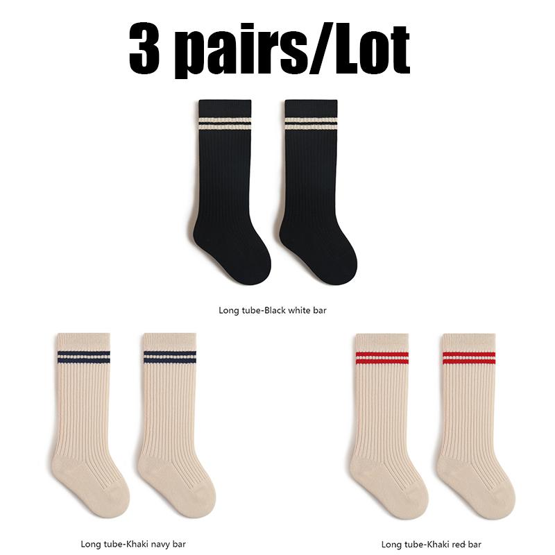 6/3 Pairs Children Socks School Socks With Stylish Designs Boy Socks Girl's Socks For Newborn Baby Accessories