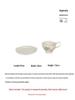 Exquisite Retro Floral Coffee Cup & Saucer Set for Office or Home