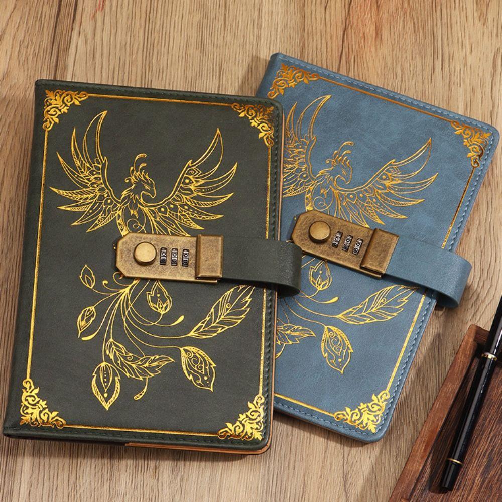 Diary Book A5 Notebook with Lock Protecting Secrets Travelers Journal Office School Supplies