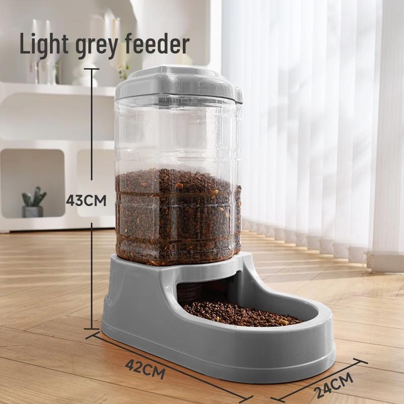 Automatic Pet Feeder & Water Dispenser for Cats & Dogs, Large Capacity, for Medium to Large Dogs, No Plug Required