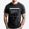 The Code Is Enough Computer Programming Nerd Men Graphic Tees Mens Shirt Oversized Party