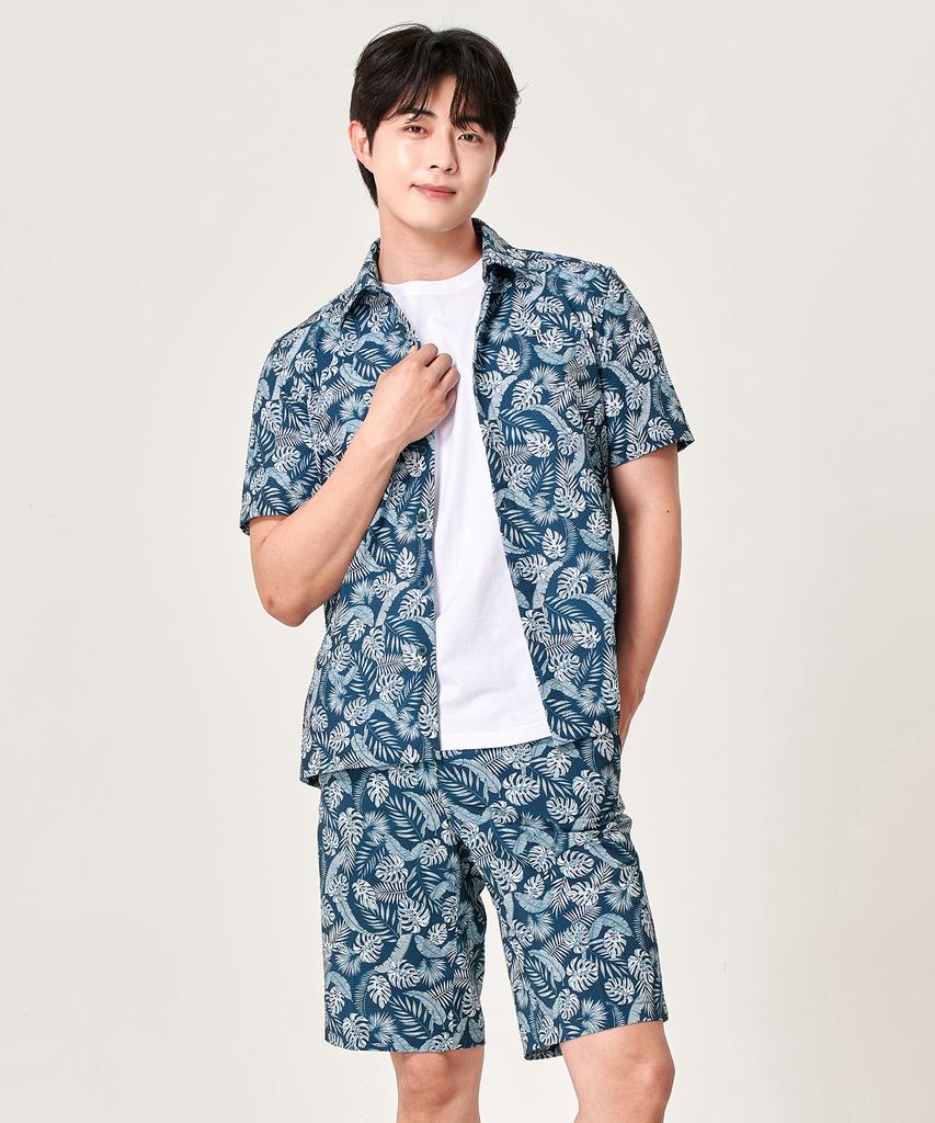 BILTMORE Men'S Tropical Pattern Shirt