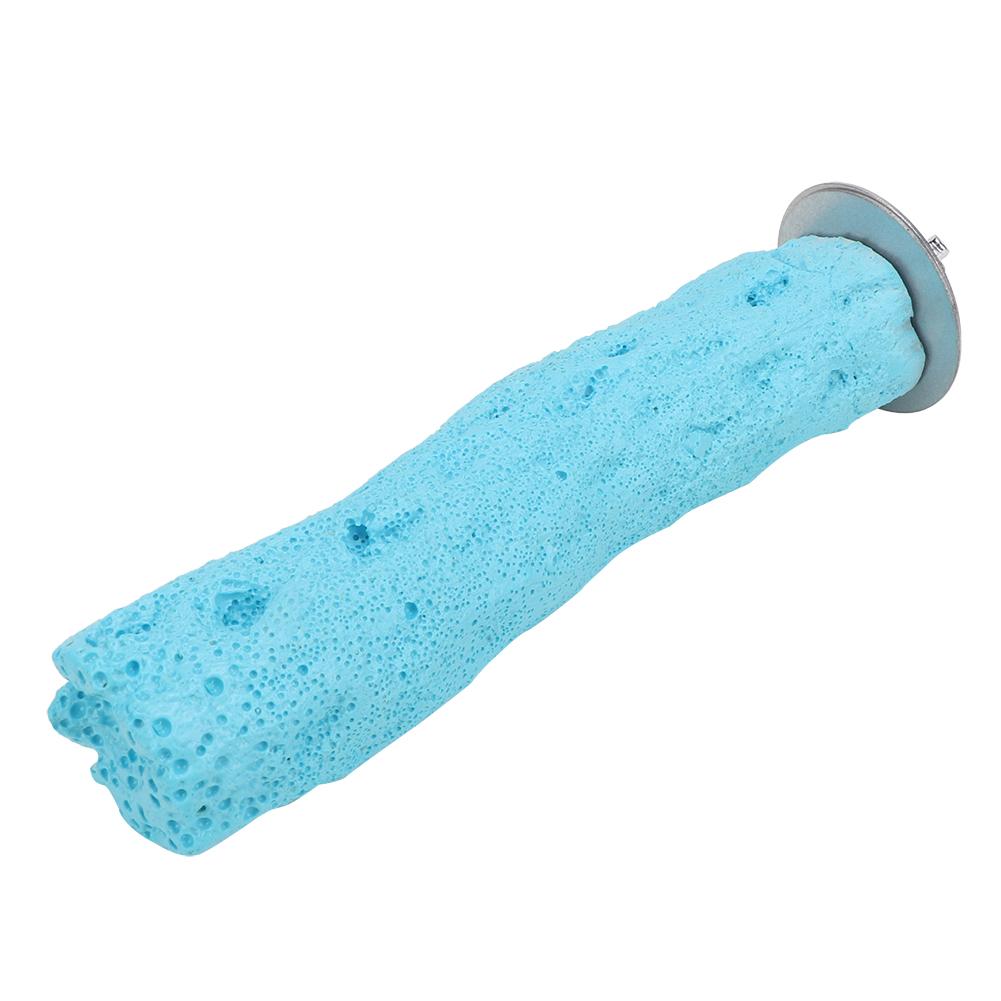 Pet Grinding Claw Bar Bird Cage Perches Standing Stick for Parrot Accessories(Blue S)