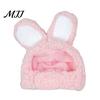 Cute Bunny Ear Hat for Cats Ears Cat Hat, Pet Soft Plush Funny Video Shoot Prop with Rabbit Small Dogs Party Costume Fun Photos