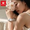 Beautiful Women's Watches Silver Stainless Steel Fashion Quartz Watch for Lady Minimalist Date Luminous Hands Wristwatch