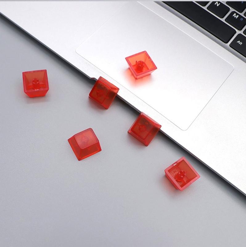 10Pcs Transparents PC Original Height Keycaps Mechanical Keyboards Keycaps Matte Frosteds Keycaps For Game Lovers
