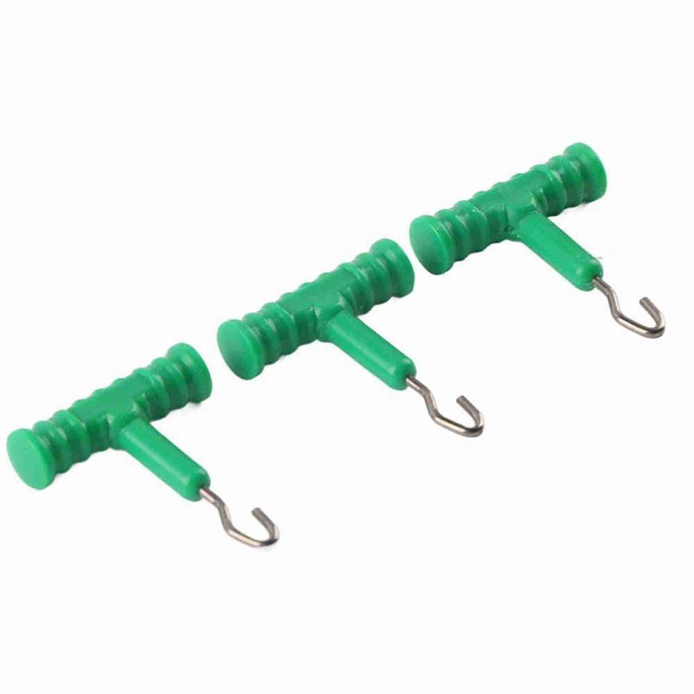 10 Pcs T Shape Handle Fishing Baiting Rig Tool ABS Rig Puller Knot Tools  Outdoor Fishing