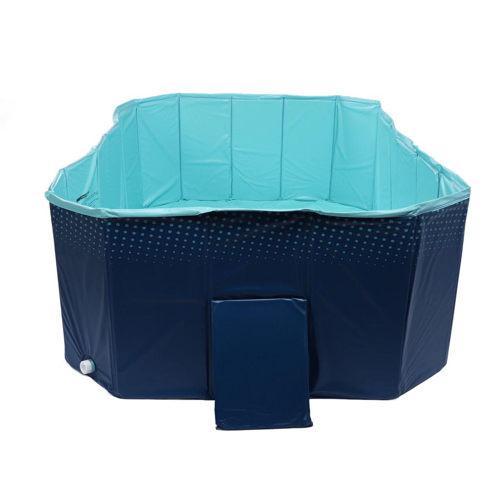 Foldable Pool Non Inflatable Thickened Wear Resistant Portable Swimming Pool for Outdoor Backyard