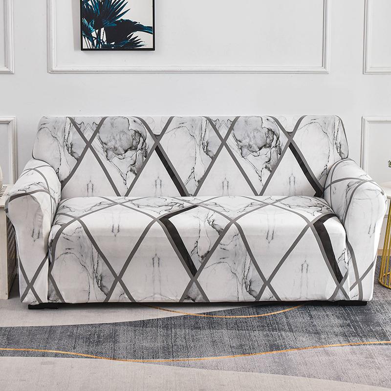 Floral Printing Elastic Slipcovers Stretch Sofa Covers For Living Room Corner Couch Cover Sectional Armchair Cover 1/2/3/4 Seat