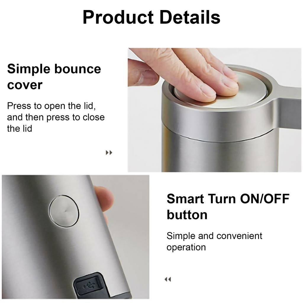 270ML Kitchen Soap Machine Automatic Sensor Out of Hand Sanitizer Smart Electric Body Wash Soap Dispenser 304 Stainless Steel