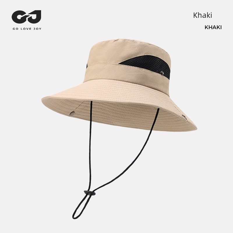 

Outdoor Bucket Hat Women 2025 New Arrival Hiking Sun-Proof Men Hiking Summer Thin Broad-Brimmed Hat Sun Hat Khaki
